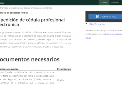 isto, tu solicitud está ingresada. Sólo resta esperar a que sea firmada de manera electrónica y podrás tramitar tu cédula en la página: http://www.gob.mx/tramites/ficha/expedicion-de-cedula-profesional-electronica/SEP6534.