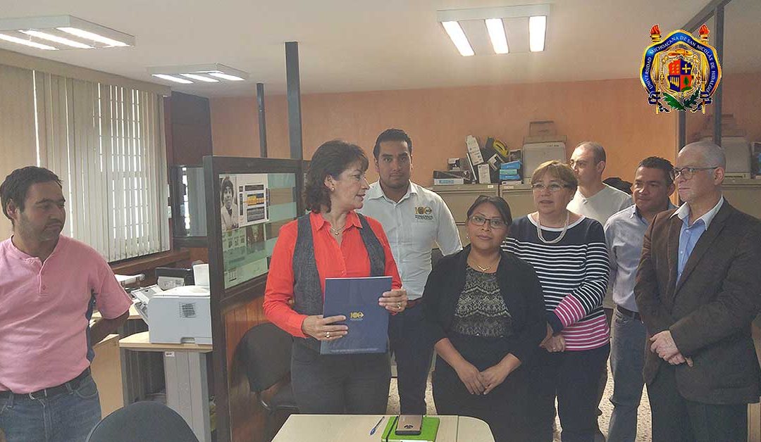 Nombran a nueva Jefa del Departamento de Certificados de la UMSNH